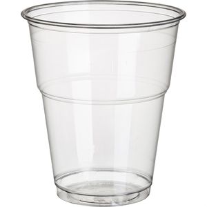 Trinkbecher Papstar 16174 pure glasklar PLA