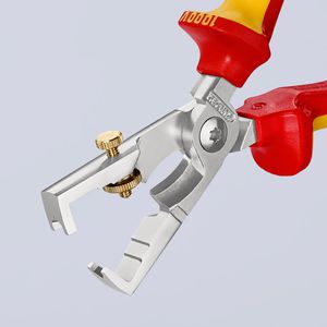 Produktbild für Abisolierzange Knipex 1366180 T StriX, Kabelschere