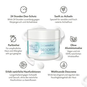 Produktbild für Deodorant HAKA Hautallerliebst (be) sensitive, Creme
