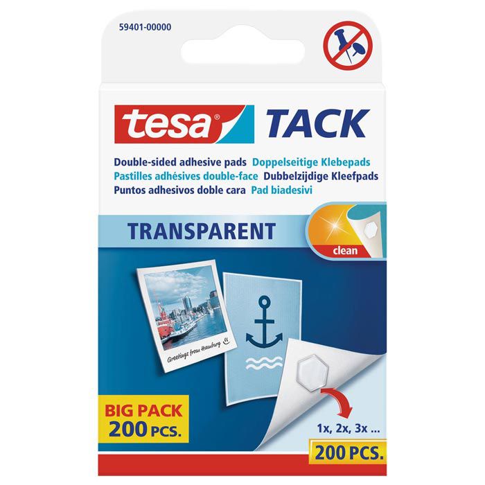 Tesa Tack Klebepads 200 Stück bis 20g 59401 – Böttcher AG