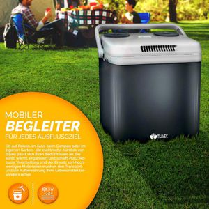 Produktbild für Kühlbox tillvex TVKB32-01, grau, 32 Liter