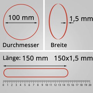Produktbild für Gummibänder Office-Products 18109119-97