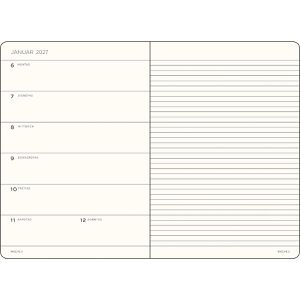 Produktbild für Buchkalender Leuchtturm1917 Wochenplaner, Jahr 2026 / 2027