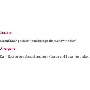 Produktbild für Nussmus Alnatura Erdnussmus crunchy, BIO