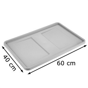 Produktbild für Eurobox-Deckel Keeeper Roberta, grau