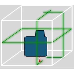Produktbild für Kreuzlinienlaser Bosch 0603663B07, AdvancedLevel 360, 1x 360°