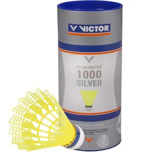 Produktbild für Badminton-Bälle VICTOR Nylon Shuttle 1000 Silver