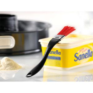 Produktbild für Backpinsel Gefu Becky, Borsten-Metallfixierung, rot / schwarz