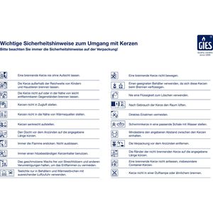 Produktbild für Duftkerzen Gies-Kerzen Rauchverzehrerkerze