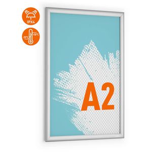 Produktbild für Klapprahmen Durable 504623 Outdoor, 25 mm Profil, DIN A2