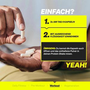 Produktbild für Aminosäuren natural-elements BCAA, 360 Kapseln