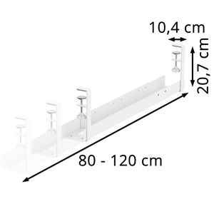 Produktbild für Kabelwanne Neomounts ADS07-120WH, weiß