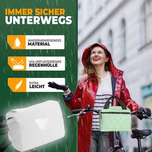 Produktbild für Fahrrad-Lenkertasche Mivelo Luna, minzgrün, 6 Liter