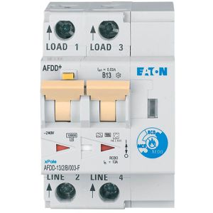 Produktbild für Brandschutzschalter EATON AFDD-13/2/B/003-F, 3 TE, 13 A