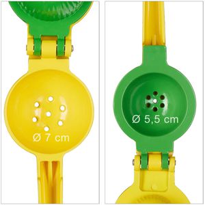 Produktbild für Zitronenpresse Relaxdays 2 in 1, 10021337