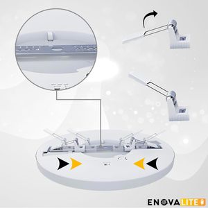 Produktbild für LED-Panel Enovalite ELED300212, weiß, Ø 33 cm