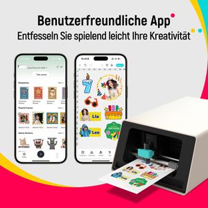 Produktbild für Fotodrucker Liene PixCut S1, weiß, bis 10 x 15 cm
