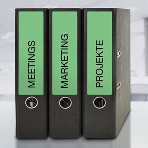 Produktbild für Rückenschilder Zweckform L4768-100, grün