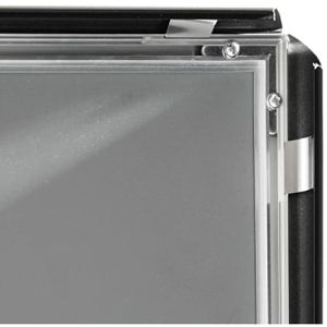 Produktbild für Infoständer Böttcher-AG Flex aus Aluminium, schwarz, A3