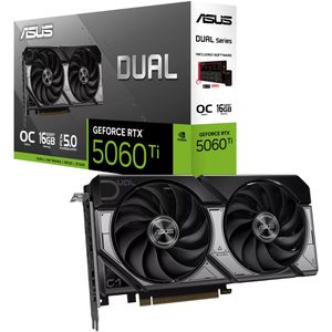 Produktbild für Grafikkarte Asus Dual GeForce RTX 5060 Ti OC, 90YV0MH0-M0NA00