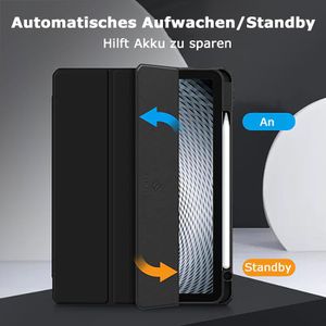 Produktbild für Tablet-Hülle Fintie Hybrid Slim Case, schwarz