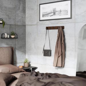 Produktbild für Garderobenleiste Umbra Flip 5, 318850-048, dunkelbraun