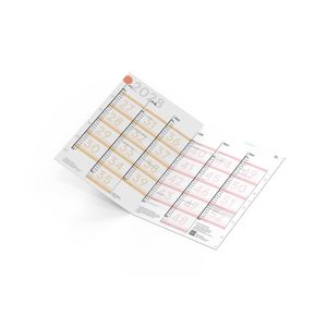 Produktbild für Tafelkalender weekview SW11196, gefaltet