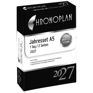 Kalendereinlagen Chronoplan 50207, Jahres-Set 2027