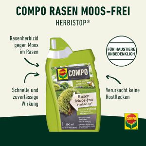Produktbild für Moosvernichter Compo Rasen Moos-frei Herbistop, Konzentrat