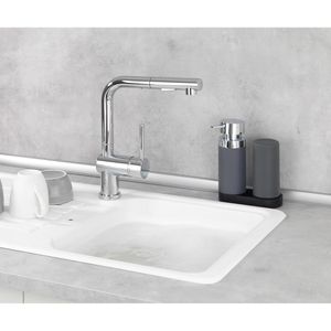 Produktbild für Spülmittelspender Wenko Easy Squeez-e Spülstation, grau