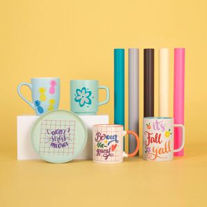 Produktbild für Vinylfolie LOKLiK Permanent Adhesive, pink