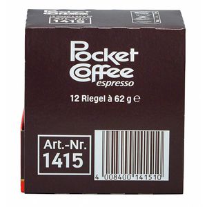 Produktbild für Pralinen Pocket-Coffee Espresso, 12x 5 Stück