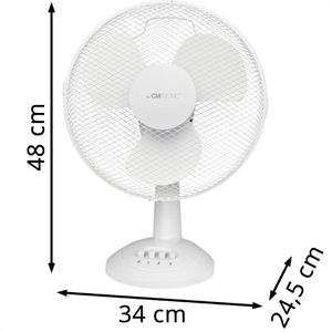 Produktbild für Ventilator Clatronic VL 3602, 263699, weiß, Ø 30cm