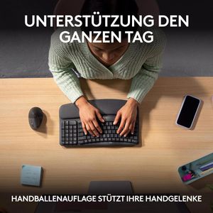 Produktbild für Tastatur Logitech Wave Keys, 920-012283