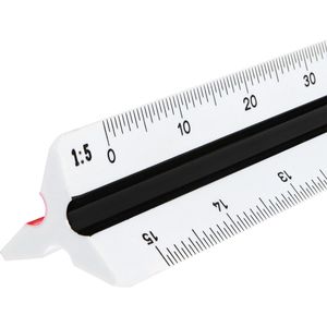 Produktbild für Dreikantmaßstab M+R 716300010 Kunststoff, 30cm