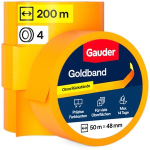 Produktbild für Kreppband Gauder Goldband