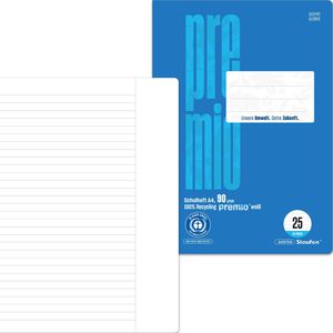 Produktbild für Schulheft Staufen Premio, 040782025, ab 5. Klasse, A4