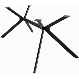 Tischbein CLP Cascada M 323439, schwarz aus Metall