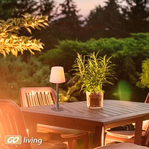 Produktbild für Tischlampe Müller-Licht Pine, braun mit LED
