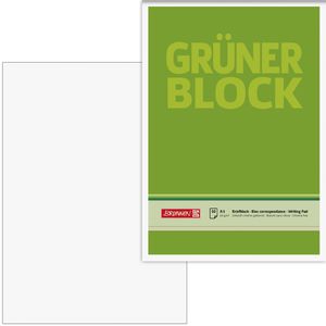 Briefblock Brunnen 1052436, Grüner Block, A5