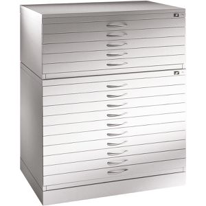Produktbild für Planschrank CP-Möbel 7101-100, lichtgrau, DIN A1