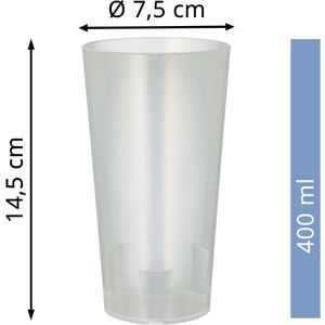 Produktbild für Trinkbecher Papstar 85196, transparent, PP