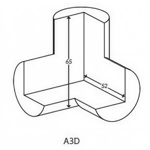 Produktbild für Schutzprofil Knuffi Typ A 3D, Kreis, PEA-10906, selbstklebend
