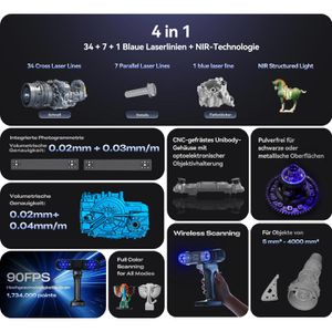 Produktbild für 3D-Scanner Creality Sermoon X1, kabellos