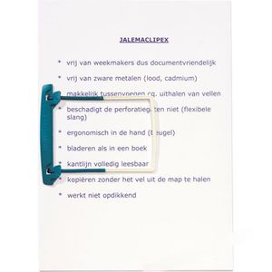 Produktbild für Abheftbügel Jalema 5720049, Clipex, 100 Stück