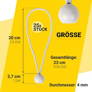 Produktbild für Planenspanner PRETEX SC-486, weiß, 25 Stück