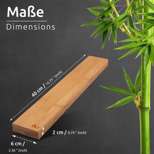 Produktbild für Magnetleiste ECENCE 81010114, aus Bambus