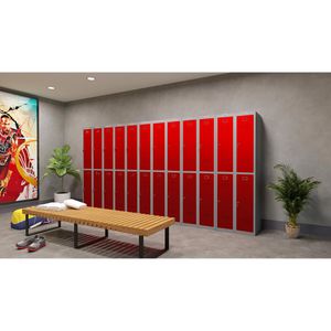 Produktbild für Spind Phoenix PL1230GRK, rot