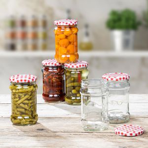 Produktbild für Einmachglas Böttcher-AG Karodesign, mit Schraubdeckel