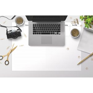 Produktbild für Schreibunterlage RNK 46616 liniert &amp; kariert, weiß
